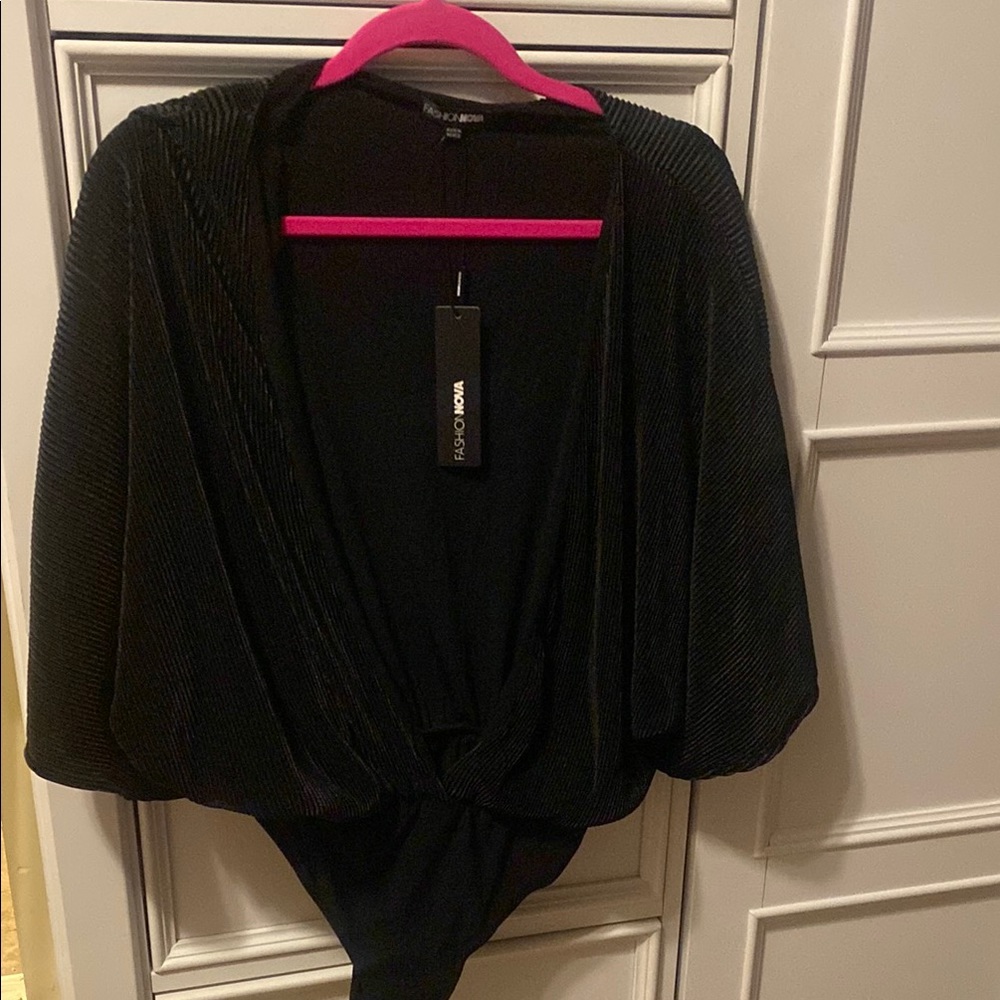 Fashion Nova Black Bodysuit